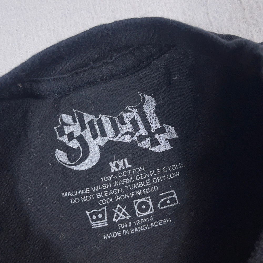 Ghost Band Papa Emeritus IV Skull Cleric Robe Black‎ T Shirt Mens XXL - Picture 5 of 7